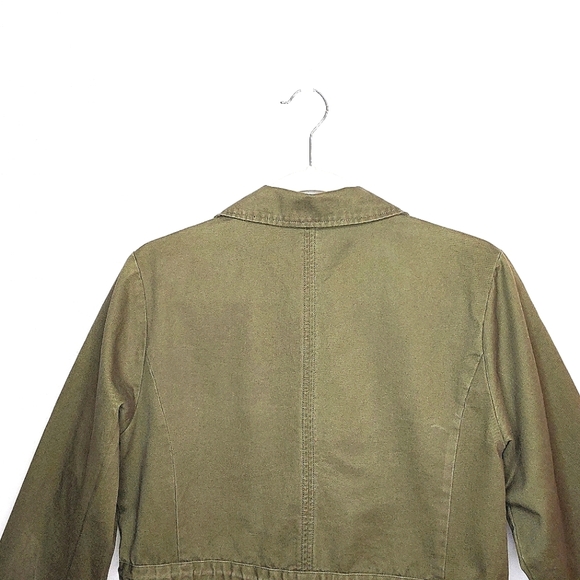 Skies are Blue Olive green jacket, Small - Picture 5 of 10